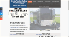 Desktop Screenshot of deltatrailersales.com